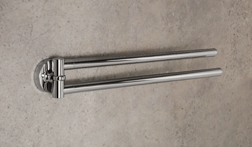 Basic B2712 - Double swivel towel holder by Colombo Design - view 3